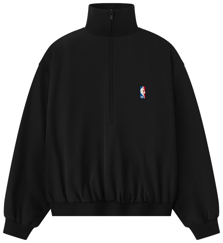 Fear of God Essentials Half Zip Track Jacket Black