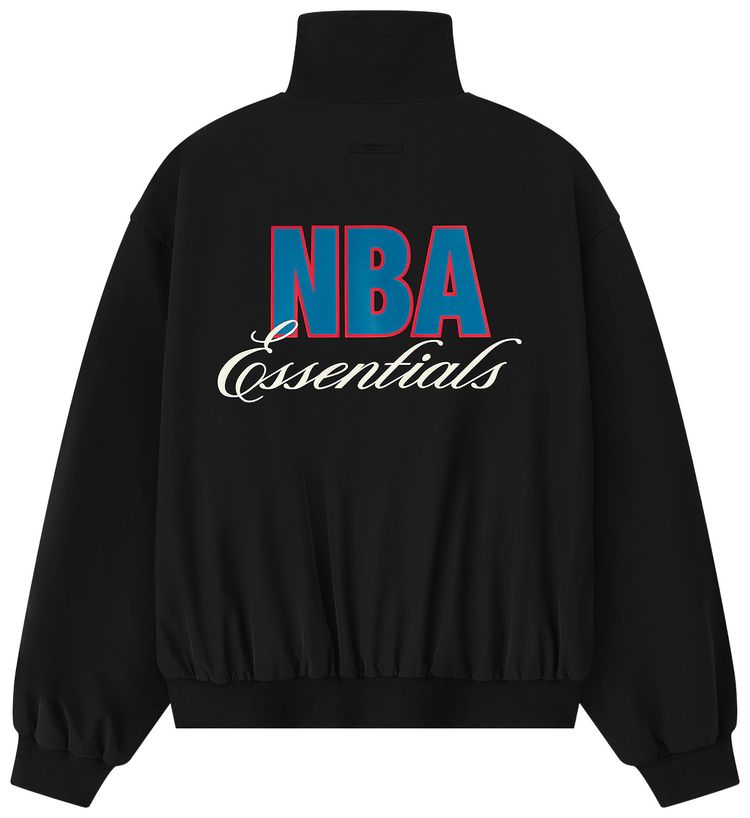 Fear of God Essentials Half Zip Track Jacket Black