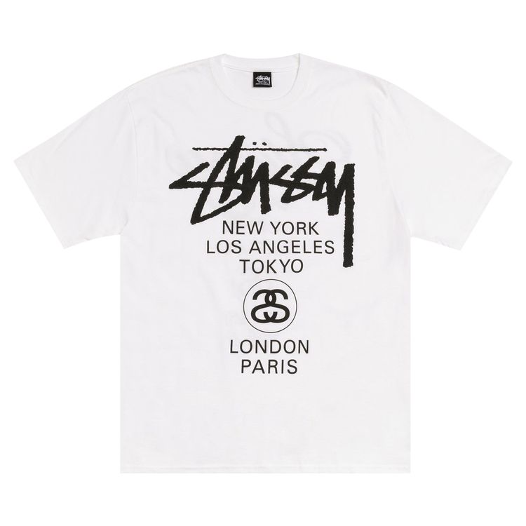 Stussy World Tour Tee White