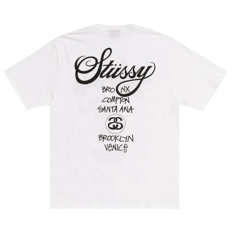 Stussy World Tour Tee White