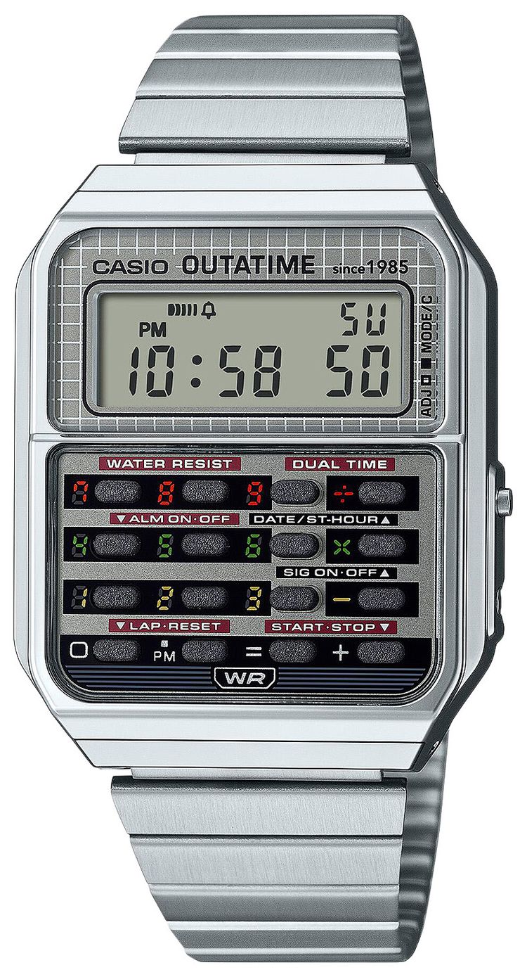Casio x Back To The Future CA500 Watch Stainless Steel