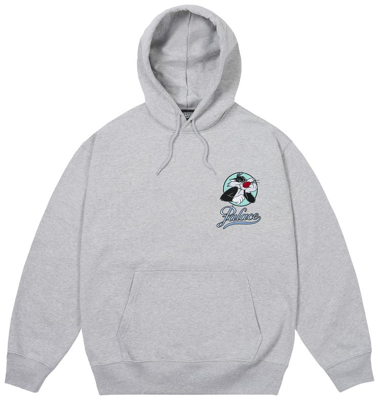 Palace x UGG Looney Tunes Hood Grey Marl
