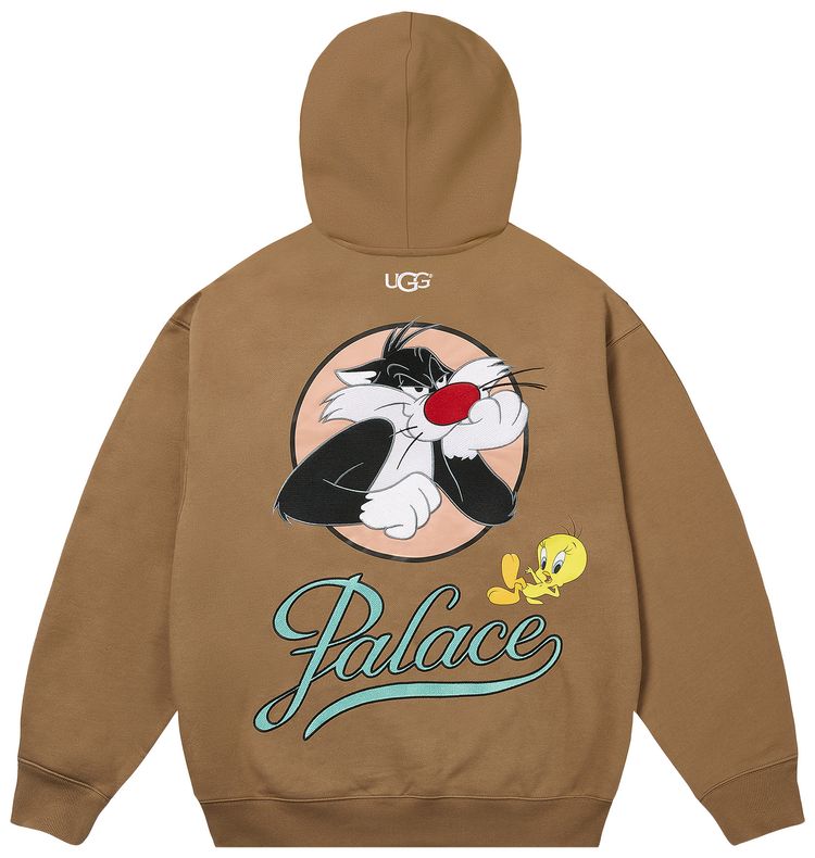 Palace x UGG Looney Tunes Hood Chestnut