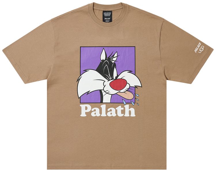 Palace x UGG Looney Tunes T Shirt Chestnut