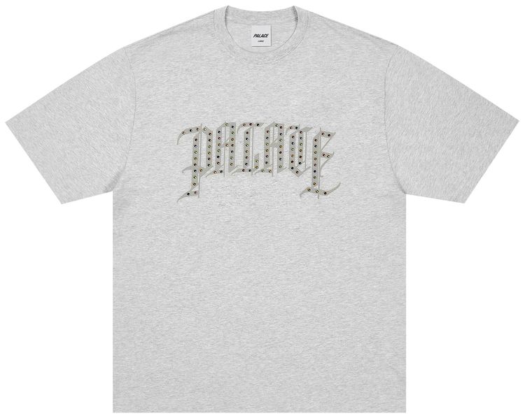 Palace Stud U Like T Shirt Grey Marl