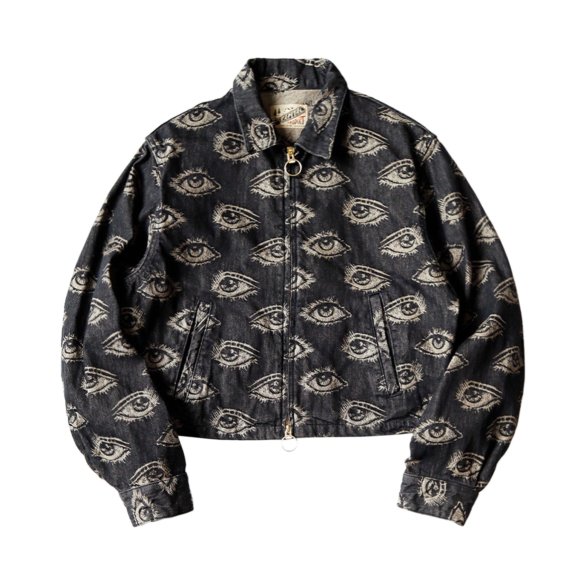 Buy Kapital Speakeasy Denim Drizzler Jacket 'Black' - K2409LJ004