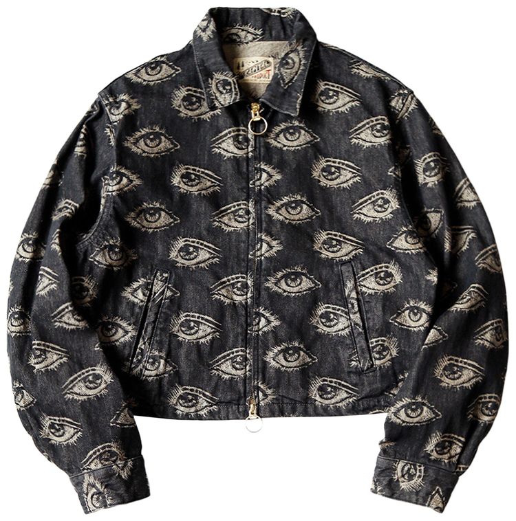 Kapital Speakeasy Denim Drizzler Jacket Black