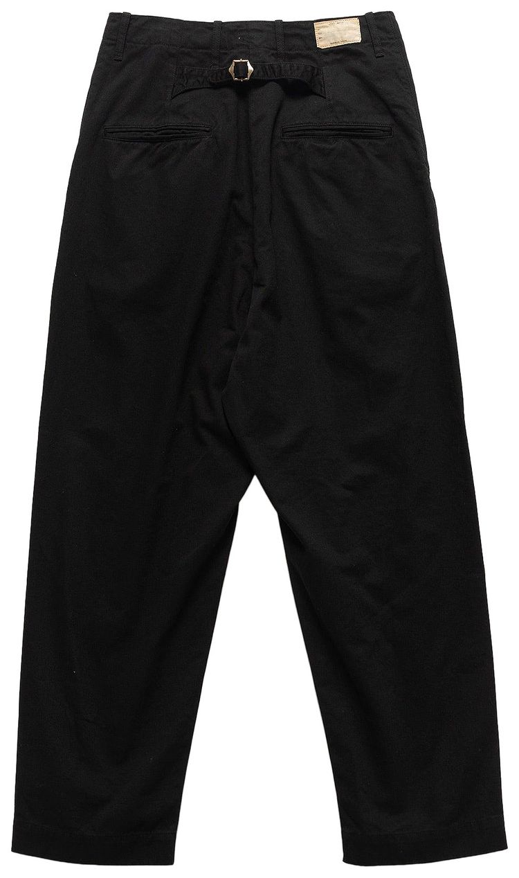 Kapital 7W Corduroy High Waisted Nime Pants Black