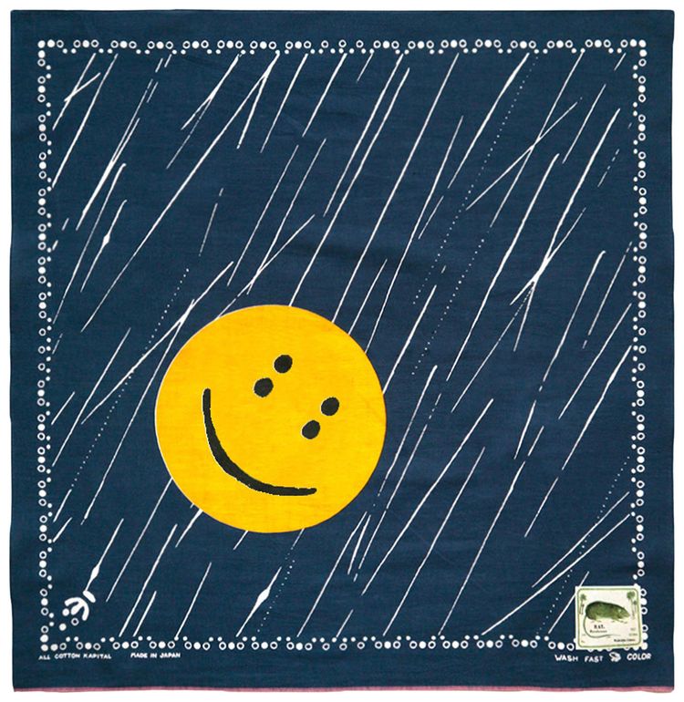 Kapital Fastcolor Selvedge Bandana Navy