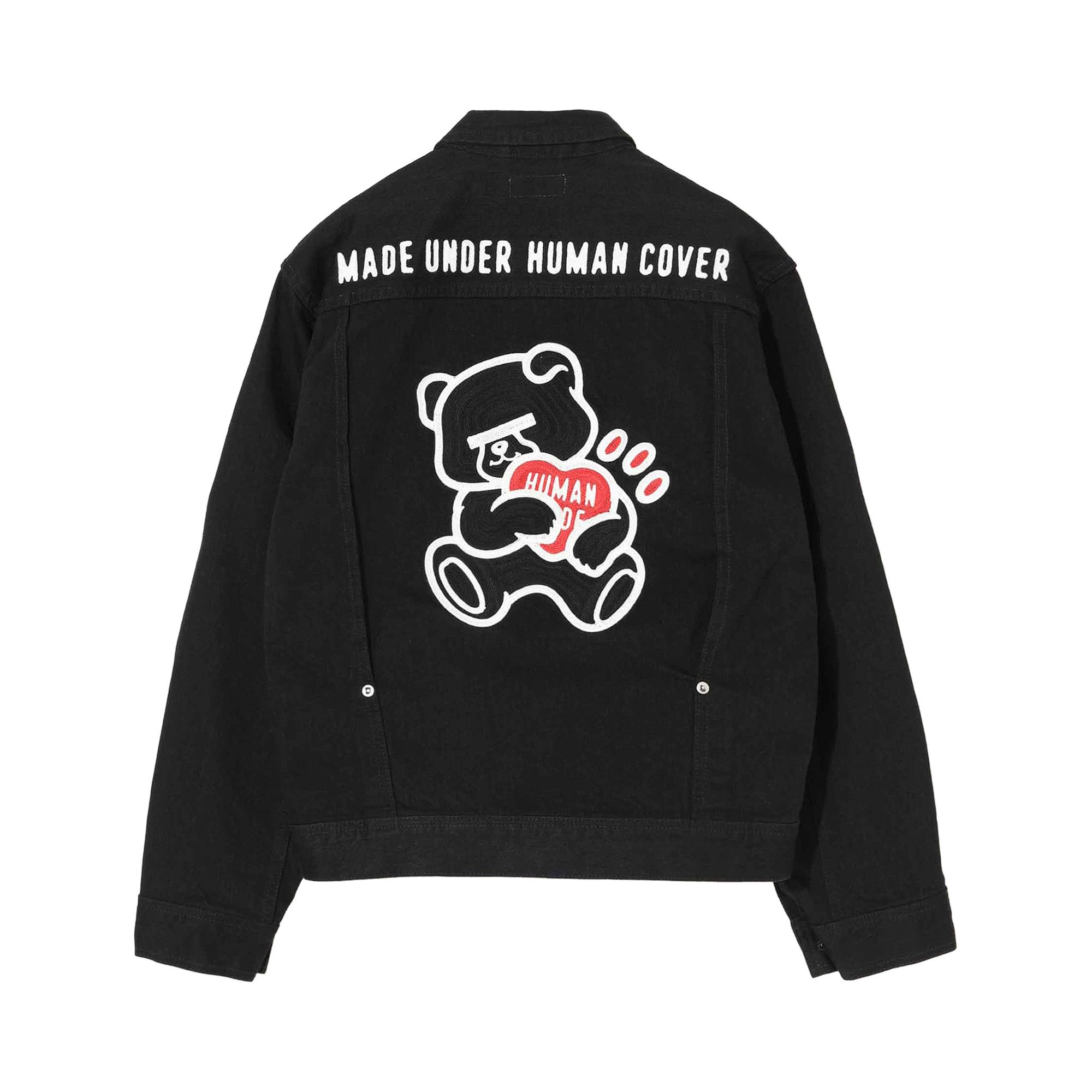 Buy Human Made x Undercover Denim Jacket 'Black' - UC2E9208 BLAC