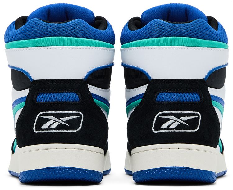 Reebok BB4000 2 Mid White Black Unleashed Green