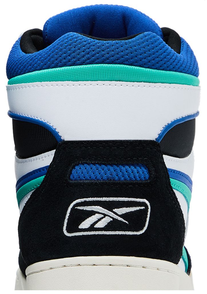 Reebok BB4000 2 Mid White Black Unleashed Green