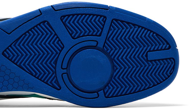 Reebok BB4000 2 Mid White Black Unleashed Green