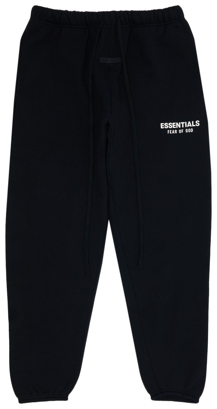 Fear of God Essentials Classic Fit Fleece Sweatpant Jet Black