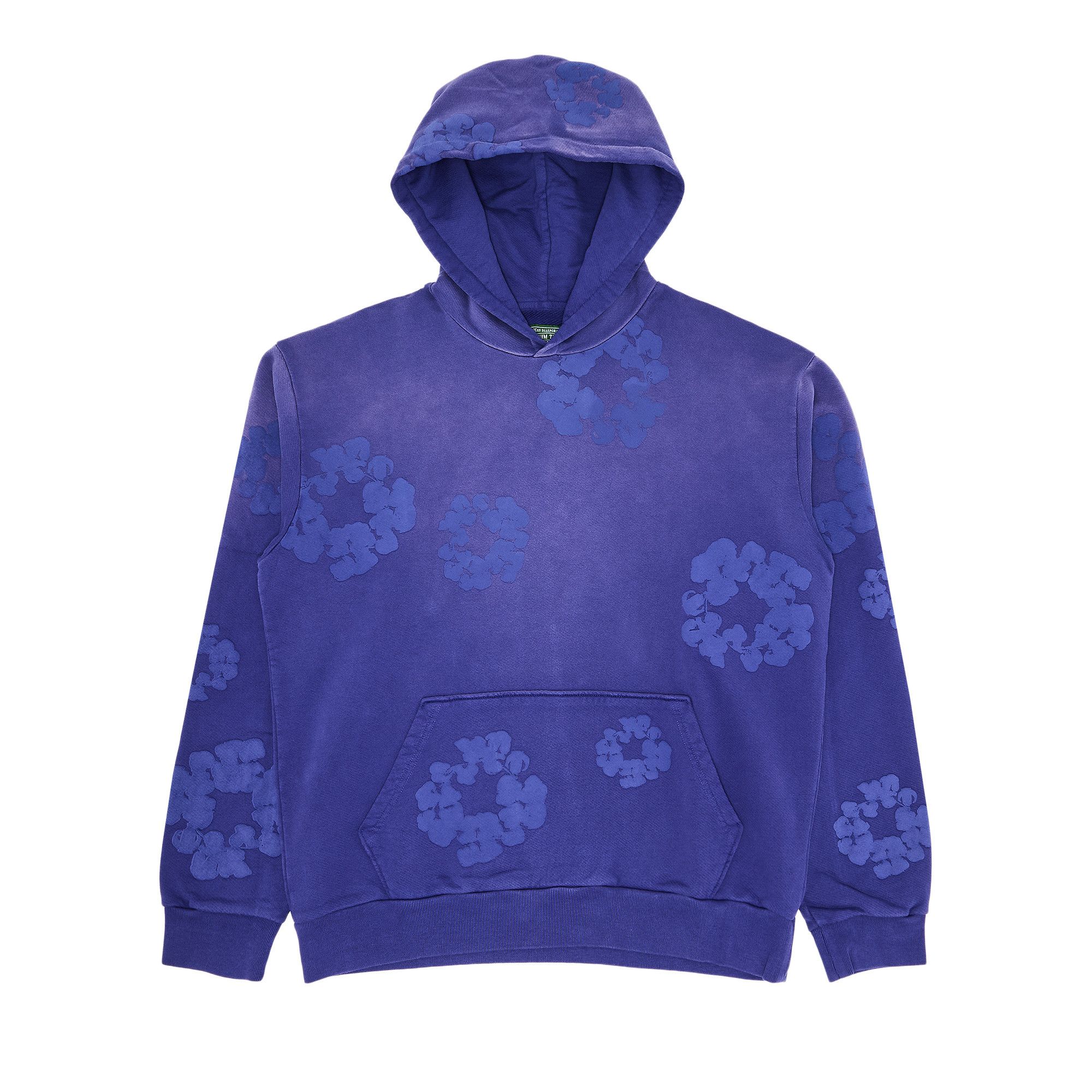Buy Denim Tears Mono Cotton Wreath Hoodie 'Washed Blue
