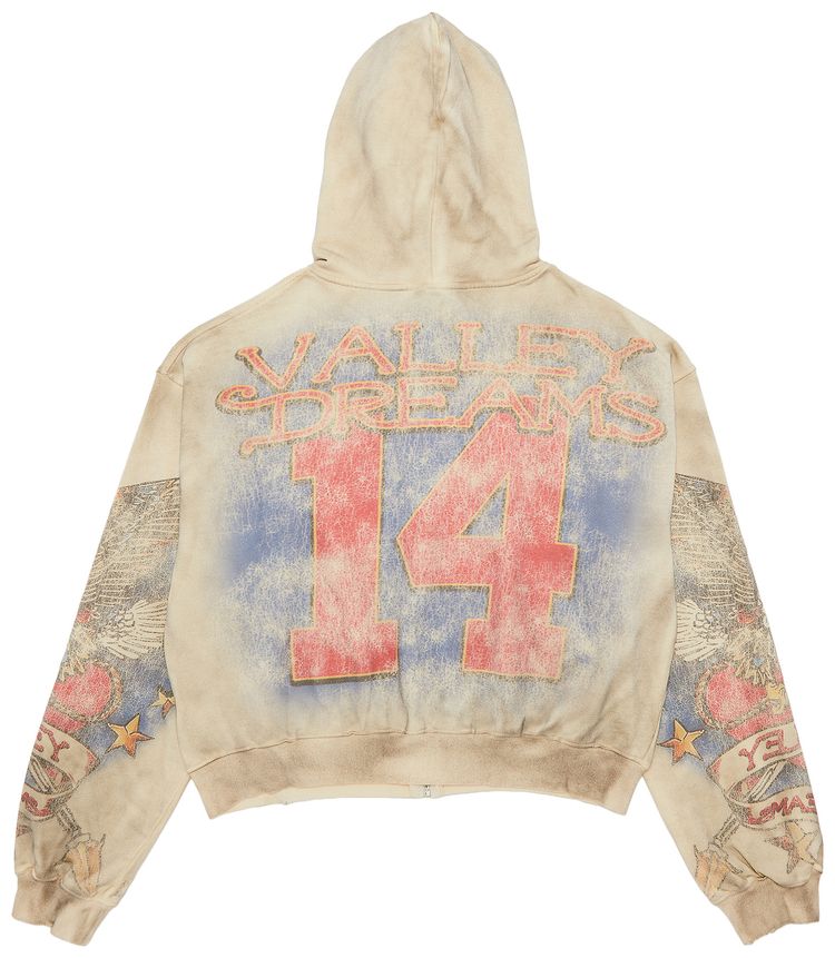 Vale Forever Nostalgia Zip Up TatteredCream