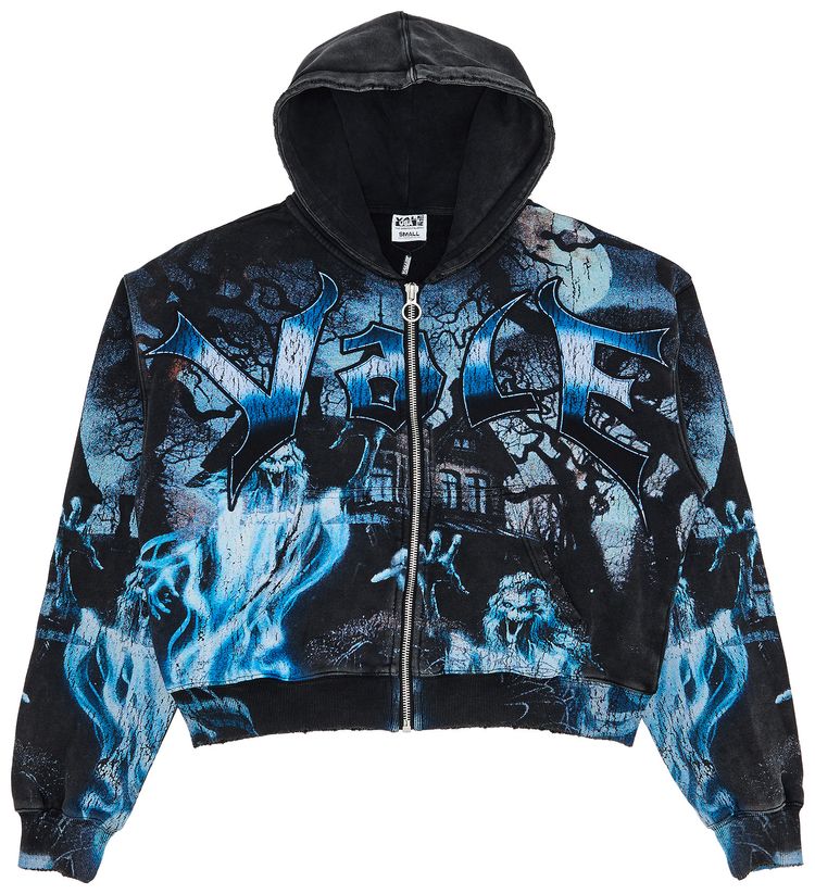 Vale Forever Casper Zip Up Hoodie Black