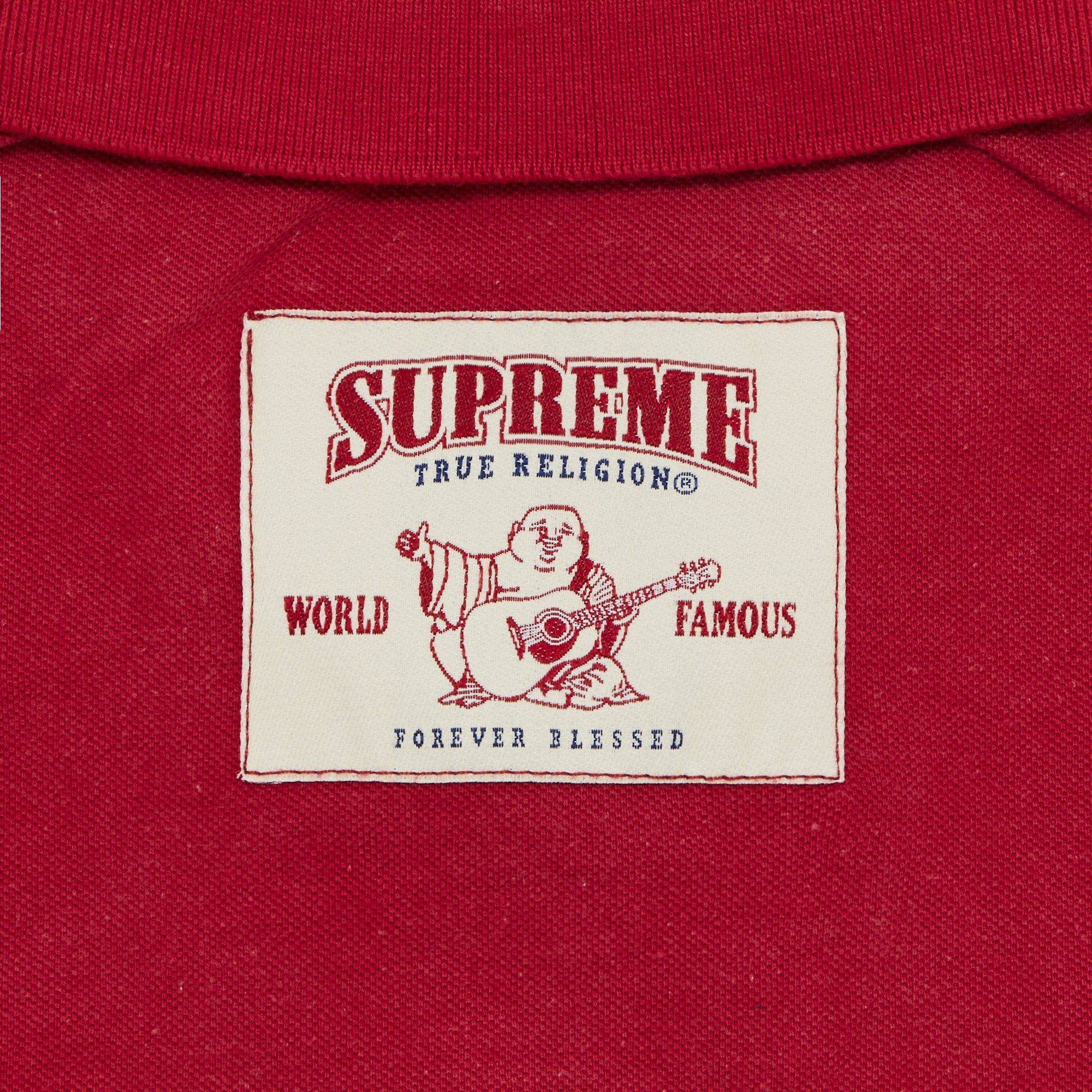 Buy Supreme x True Religion Appliqué Polo 'Red' - FW25KN3 RED | GOAT