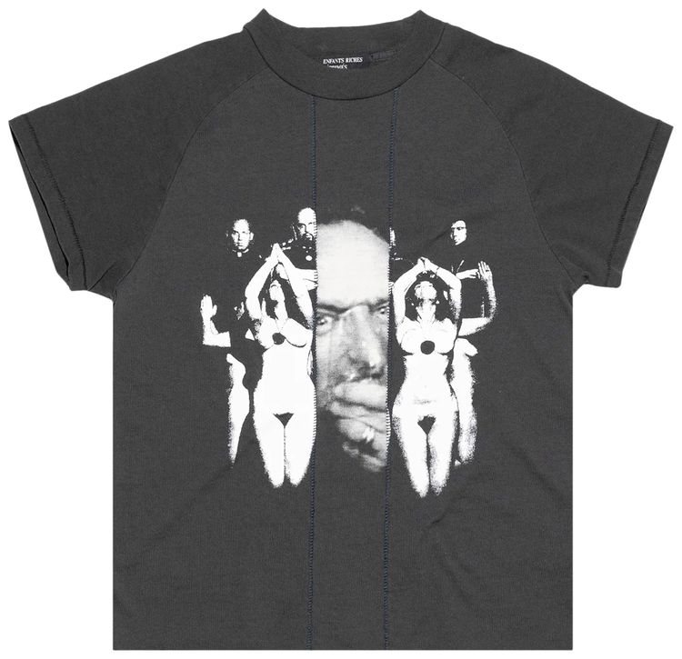 Enfants Riches Deprimes AntonHopper Assemblage Raglan T Shirt Faded Black