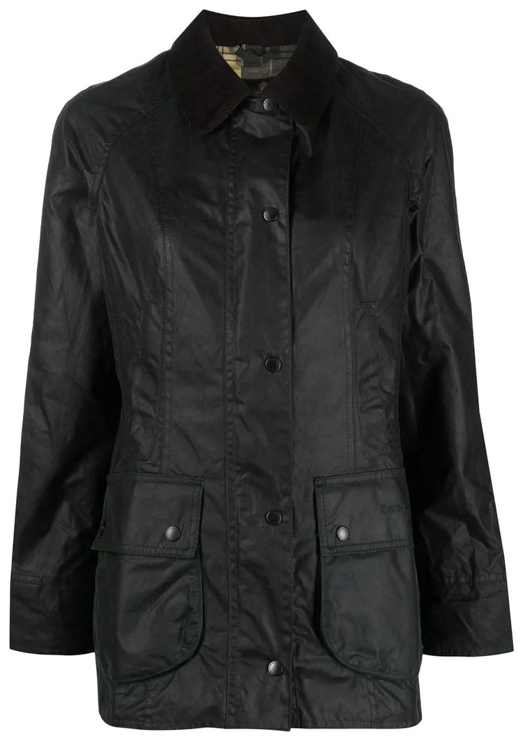 Barbour Beadnell Wax Jacket Sage
