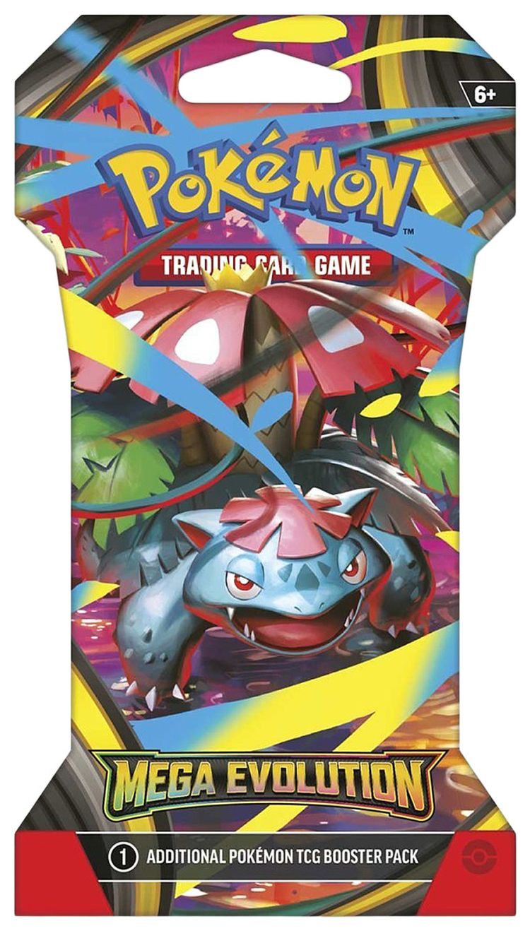 Pokemon Mega Evolution Sleeved Booster Pack Mega Venusaur Artwork