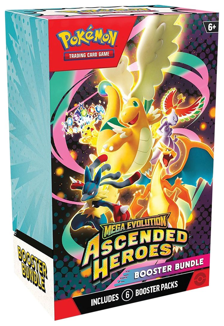Pokemon Mega Evolution Ascended Heroes Booster Bundle