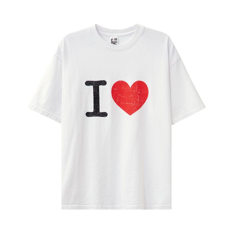 Basketcase Gallery I Heart A T Shirt White