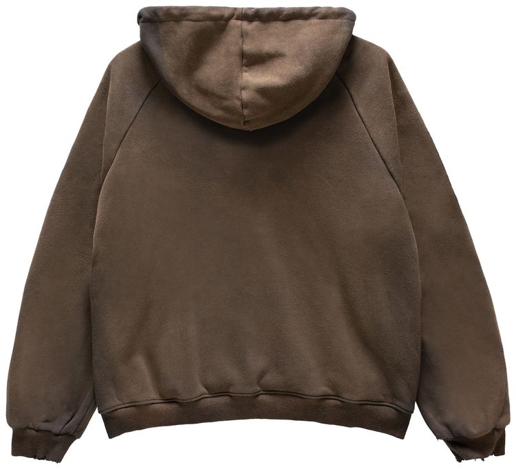 Basketcase Gallery Hench Thermal Lined Hoodie Brown