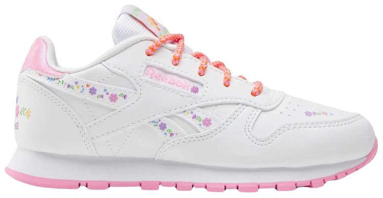 Dora x Reebok Classic Leather Little Kid WhiteWhitePlayful Pink