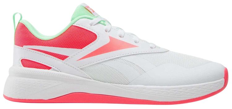 Reebok Nano Play Little Kid WhitePink BlastGreen Glow