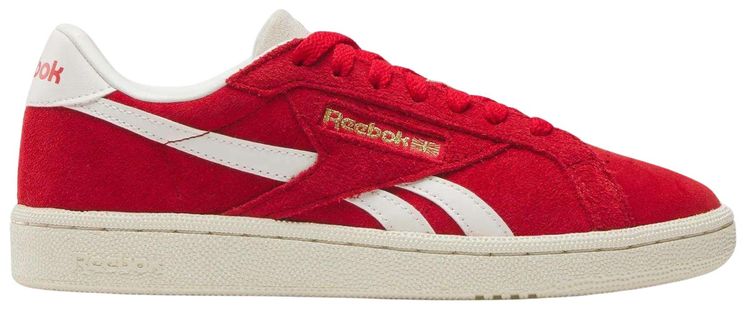 Reebok Wmns Club C Grounds Vector RedPaper WhiteChalk