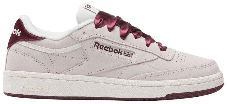 Reebok Wmns Club C 85 Luxe GreyBlack CherryChalk