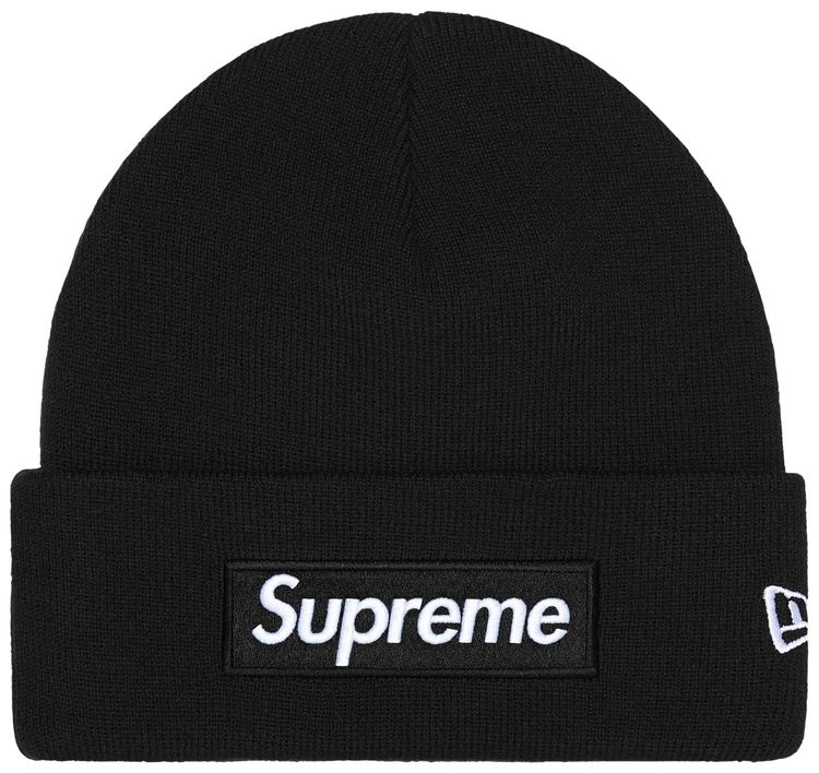 Supreme New Era Box Logo Beanie Black
