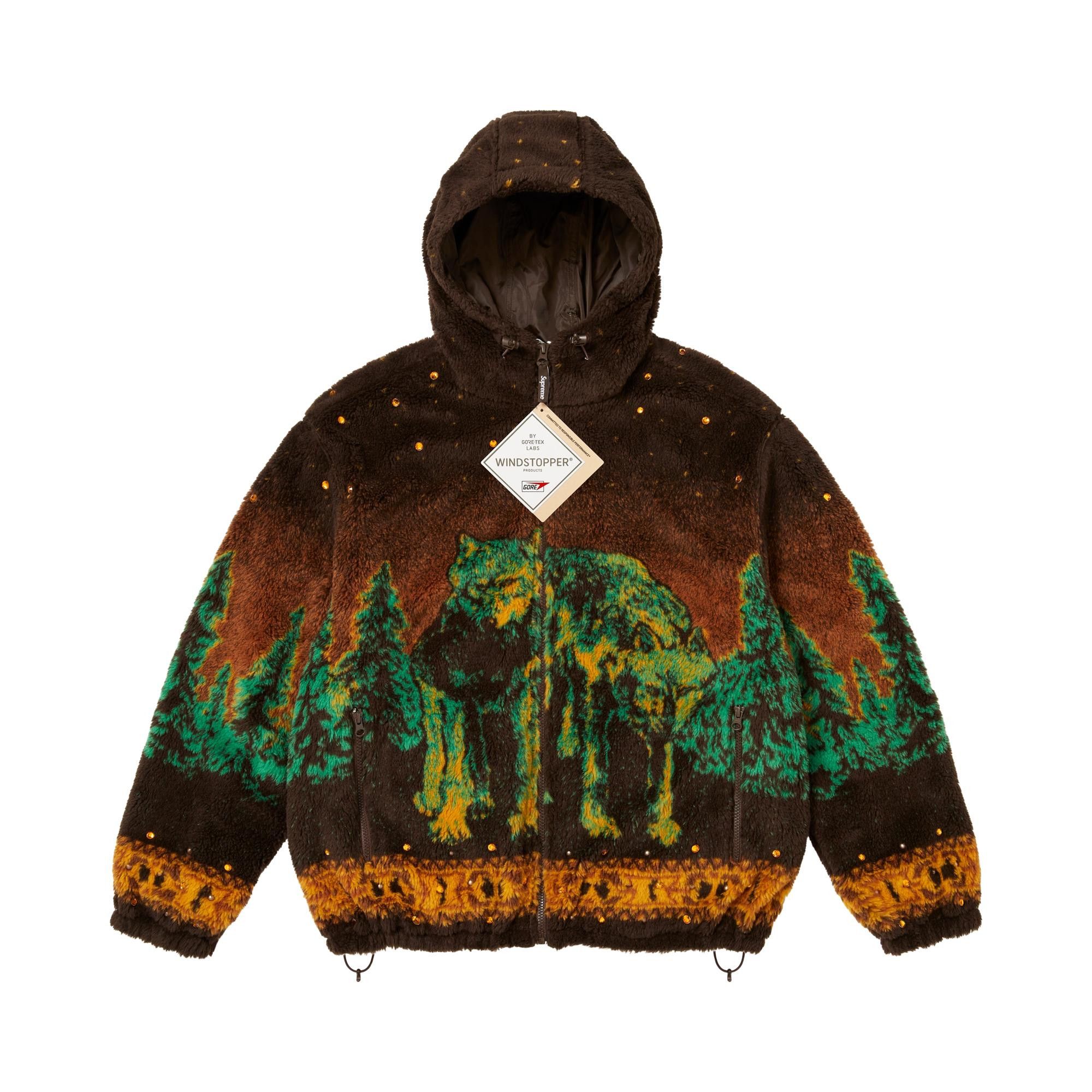 Buy Supreme x B.B. Simon Reversible Hooded Fleece Jacket 'Brown