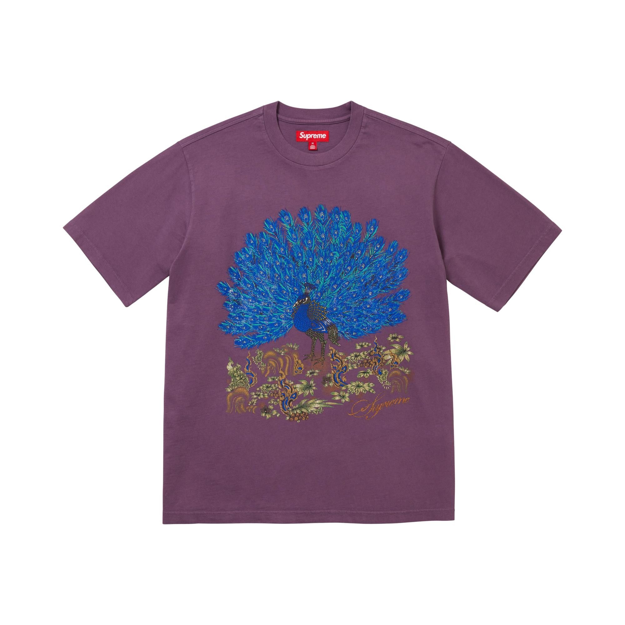Buy Supreme Peacock Short-Sleeve Top 'Purple' - FW25KN96 PURPLE | GOAT