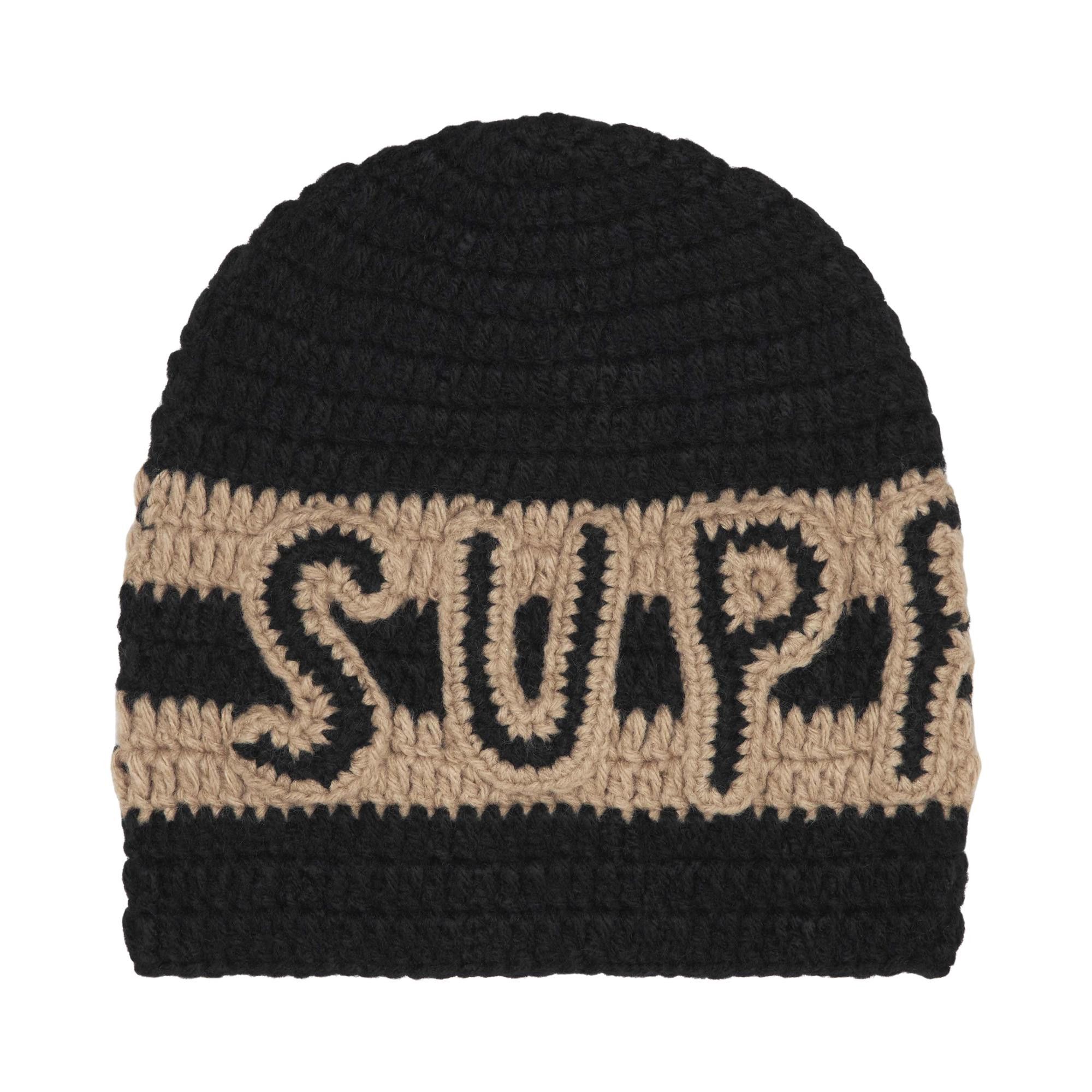 Buy Supreme Crochet Logo Beanie 'Black' - FW25BN46 BLACK | GOAT