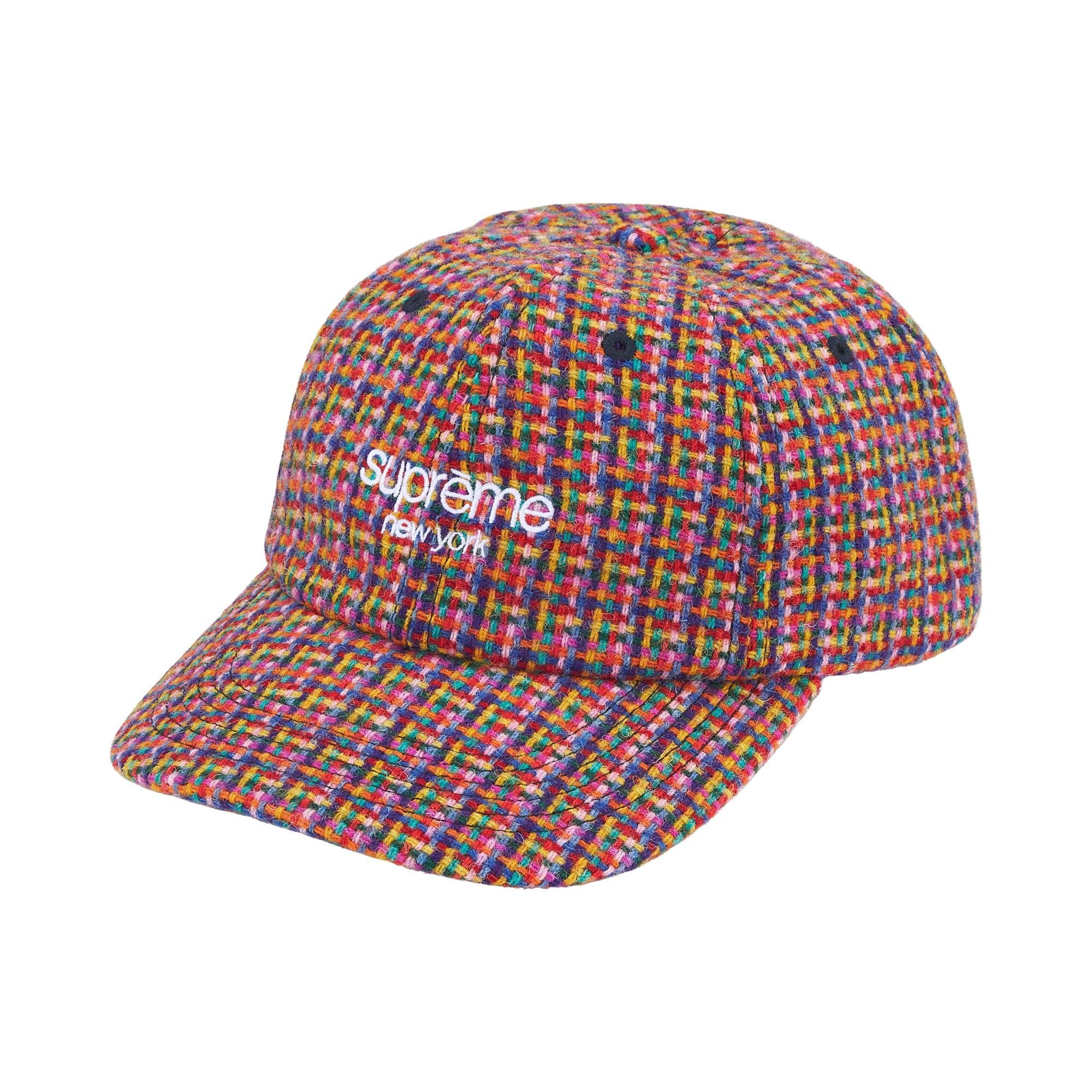 Buy Supreme Harris Tweed 6-Panel 'Red' - FW25H118 RED | GOAT