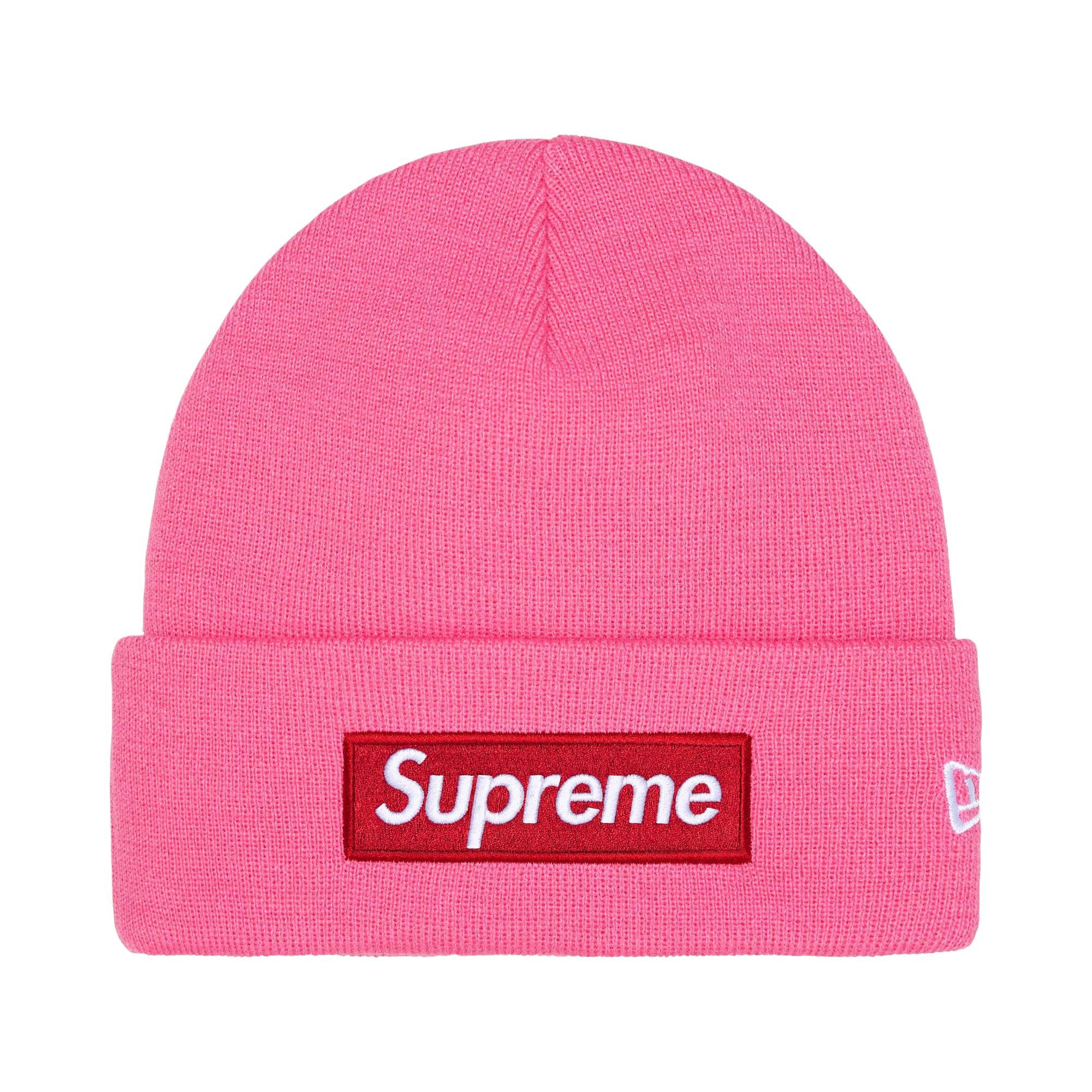 Buy Supreme New Era Box Logo Beanie 'Magenta' - FW25BN5 MAGENTA | GOAT