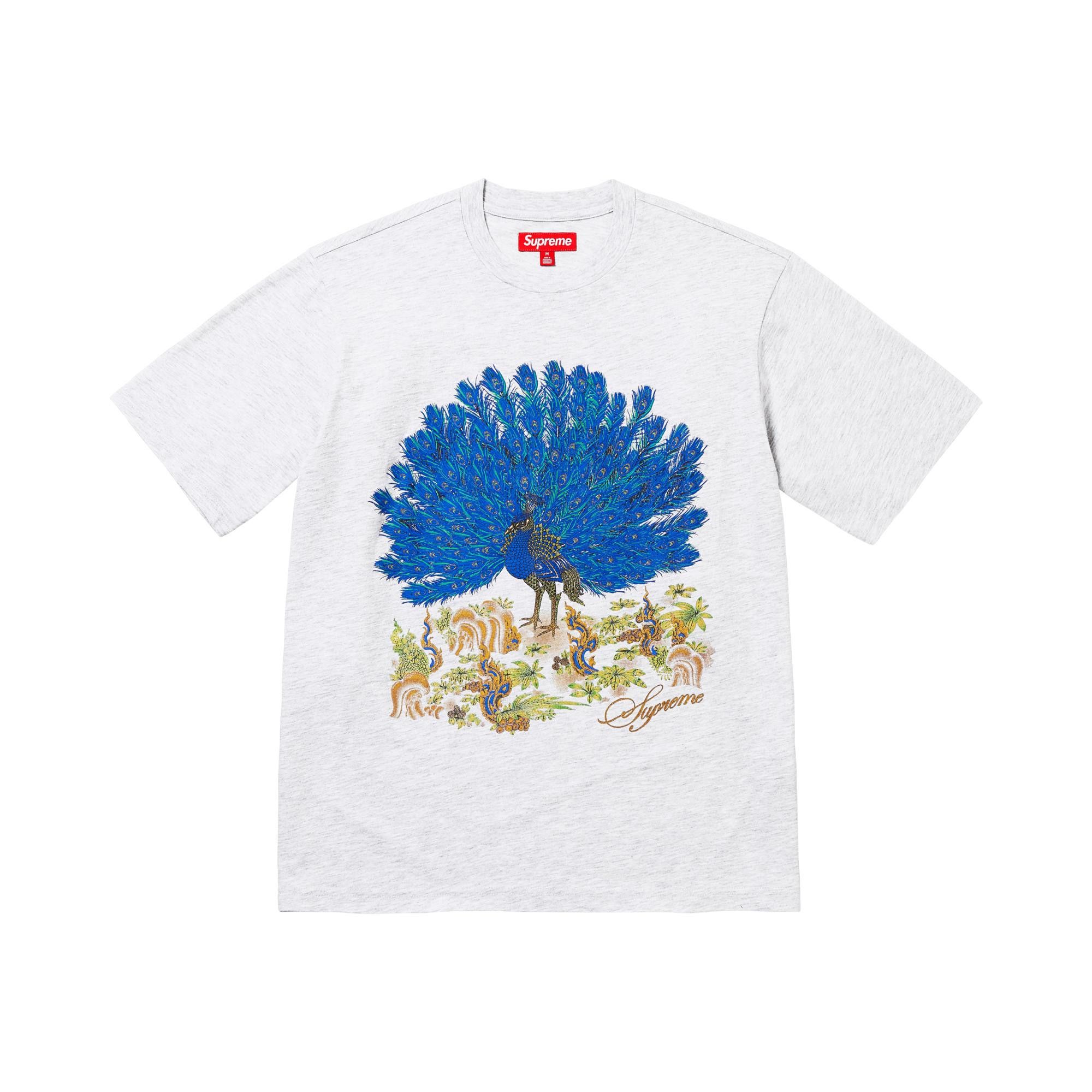 Buy Supreme Peacock Short-Sleeve Top 'Ash Grey' - FW25KN96 ASH