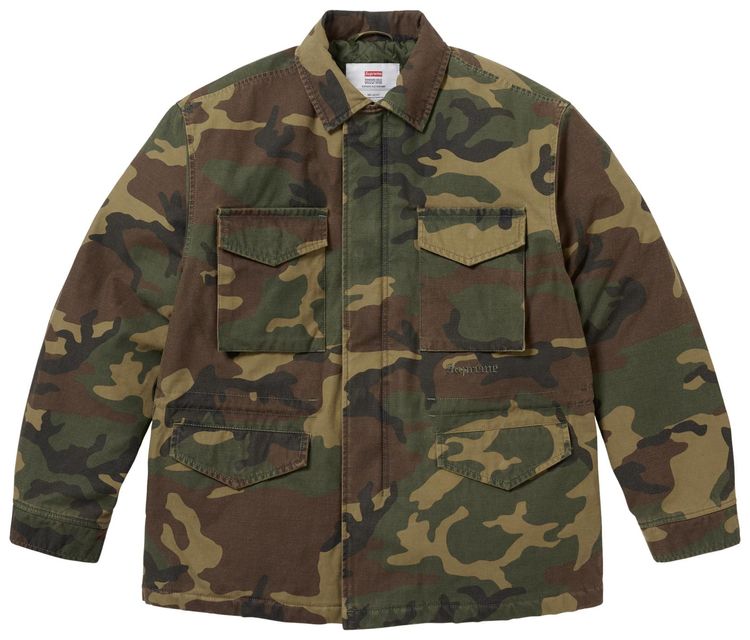 Supreme Aoi Cross M52 Jacket Woodland Camo