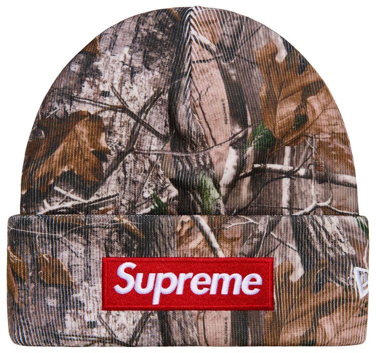 Supreme New Era Box Logo Beanie Realtree Ap Camo