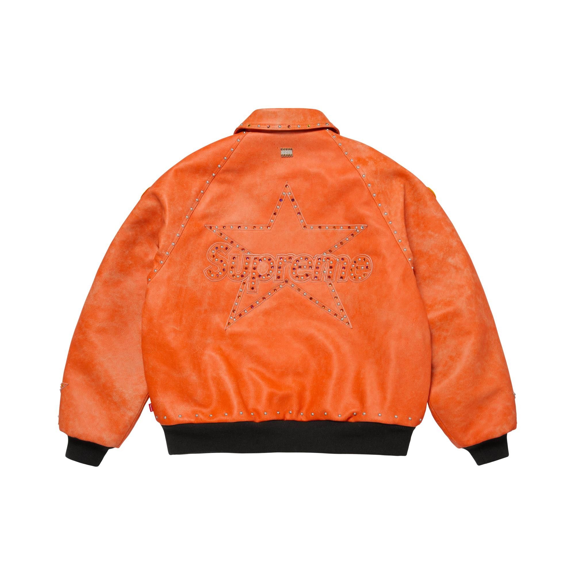 Buy Supreme x Vanson Leathers x B.B. Simon Jacket 'Orange