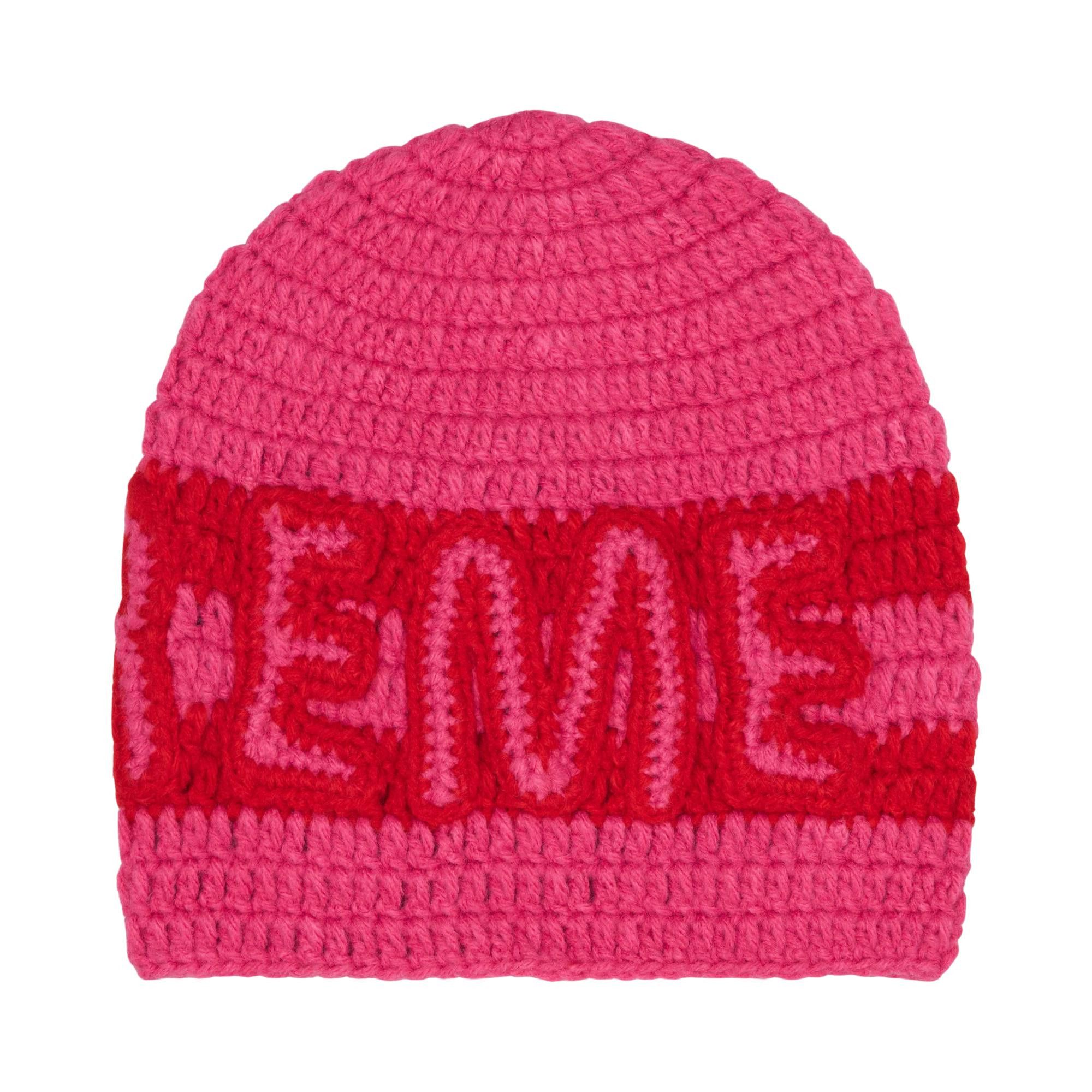 Buy Supreme Crochet Logo Beanie 'Pink' - FW25BN46 PINK | GOAT CA