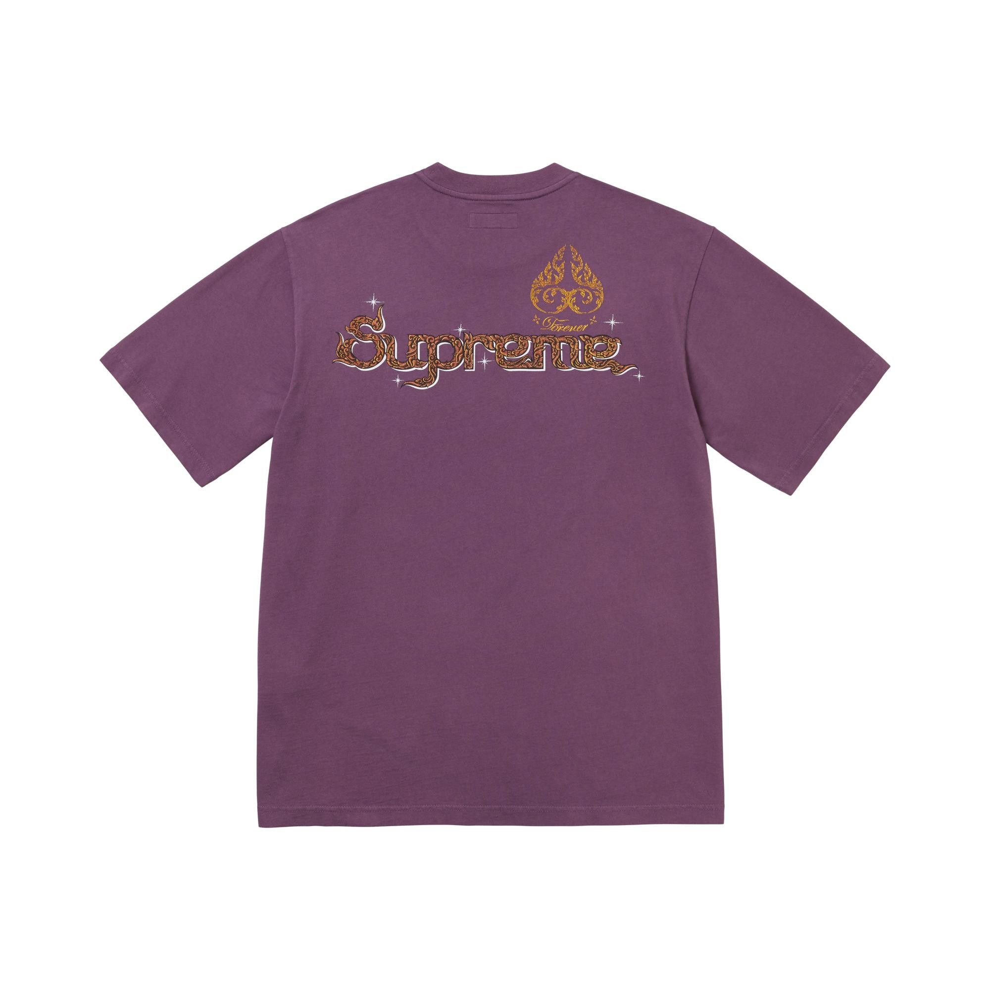 Buy Supreme Peacock Short-Sleeve Top 'Purple' - FW25KN96 PURPLE | GOAT