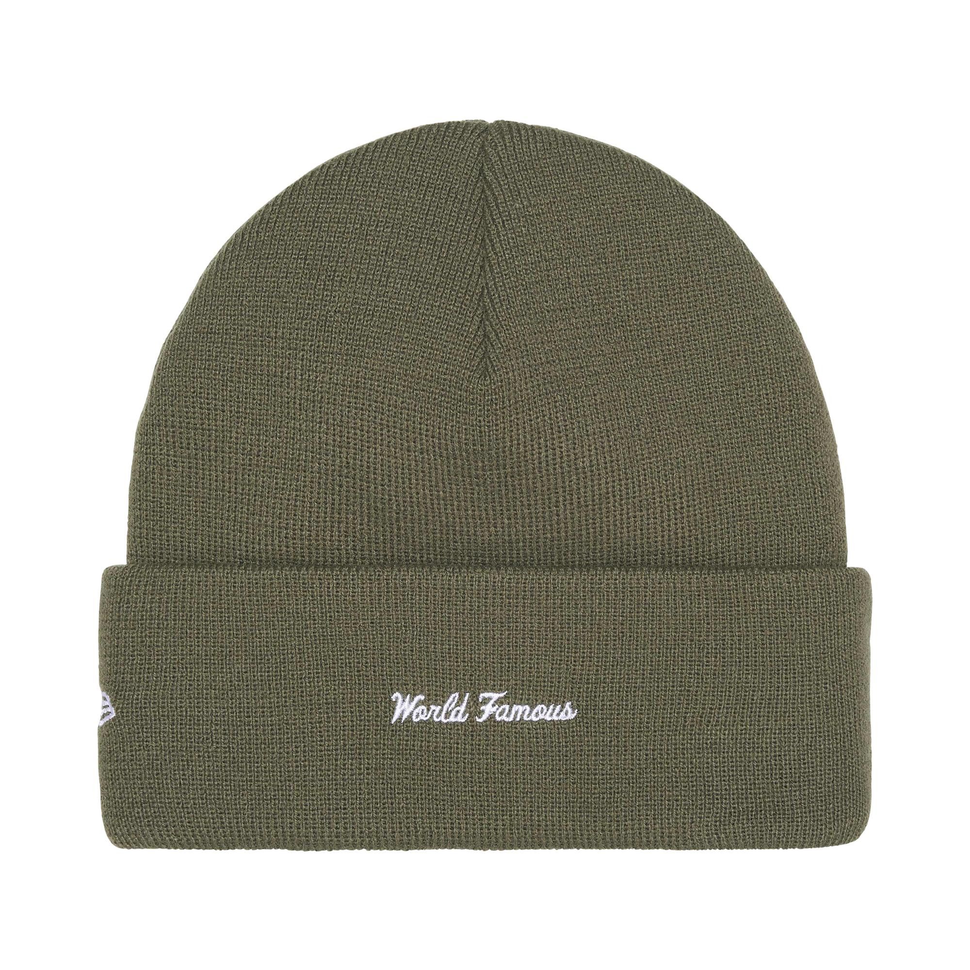 Buy Supreme New Era Box Logo Beanie 'Light Olive' - FW25BN5 LIGHT