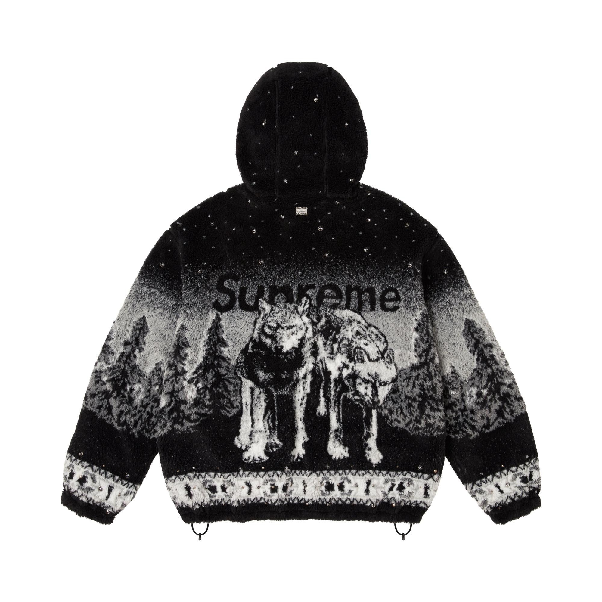 Buy Supreme x BB. Simon Reversible Hooded Fleece Jacket 'Black