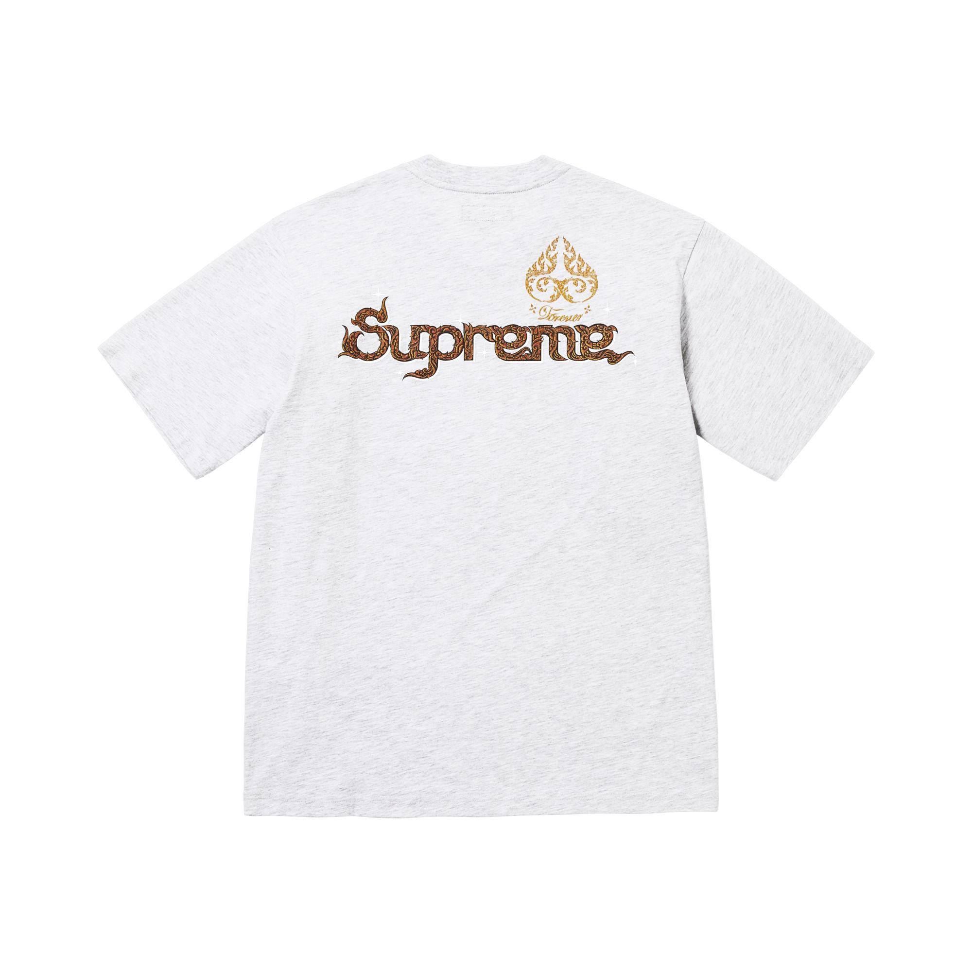Buy Supreme Peacock Short-Sleeve Top 'Ash Grey' - FW25KN96 ASH