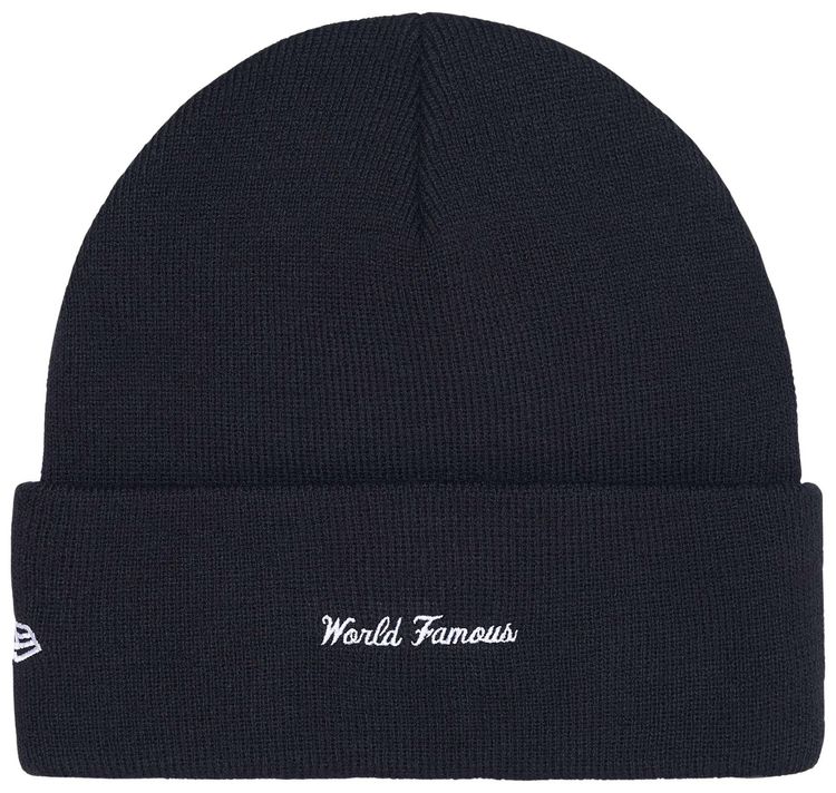 Supreme New Era Box Logo Beanie Navy