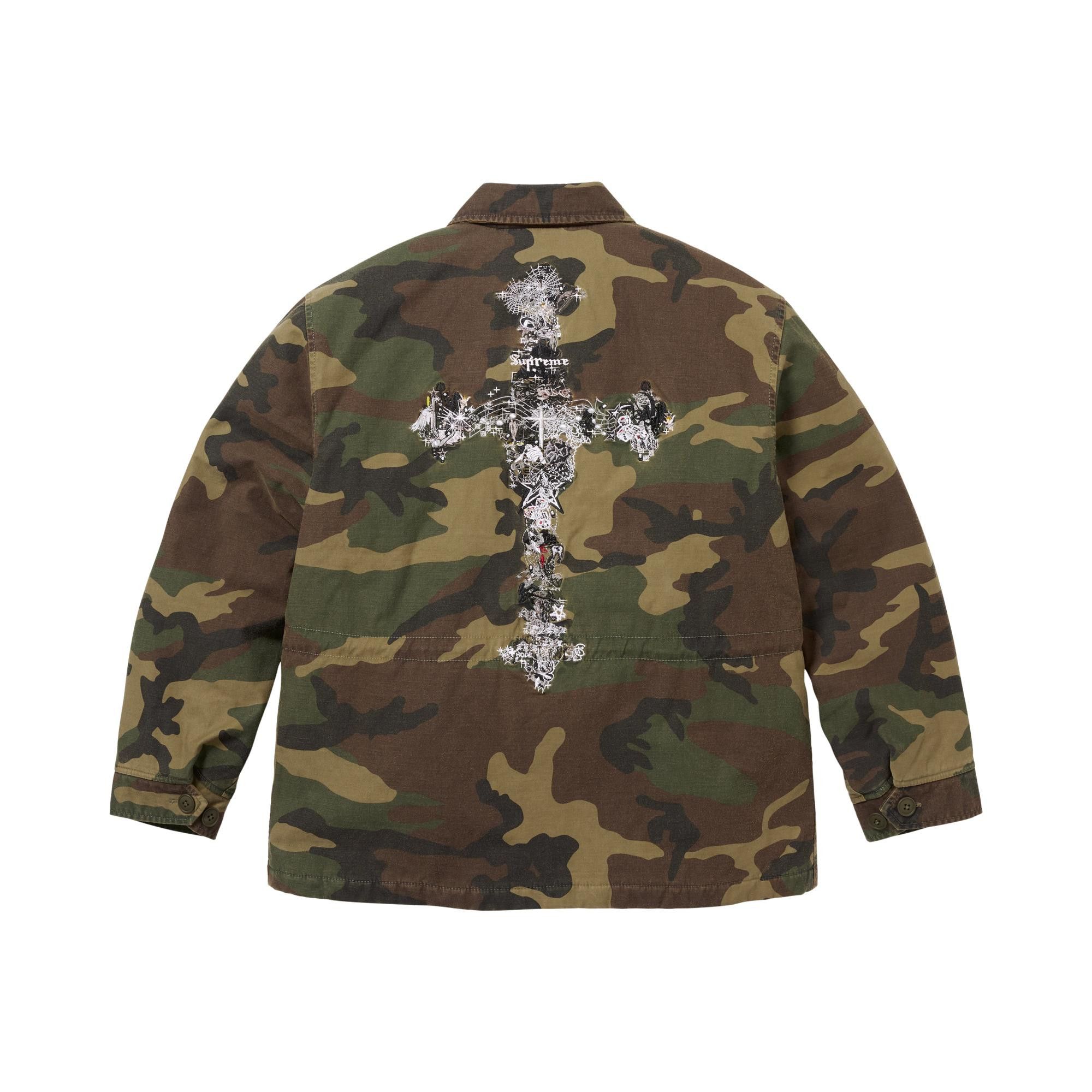 ジャケット・アウター Supreme AOI Cross M52 JacketWoodlandCamo Buy Supreme Aoi Cross M52 Jacket 'Woodland Camo' - FW25J91