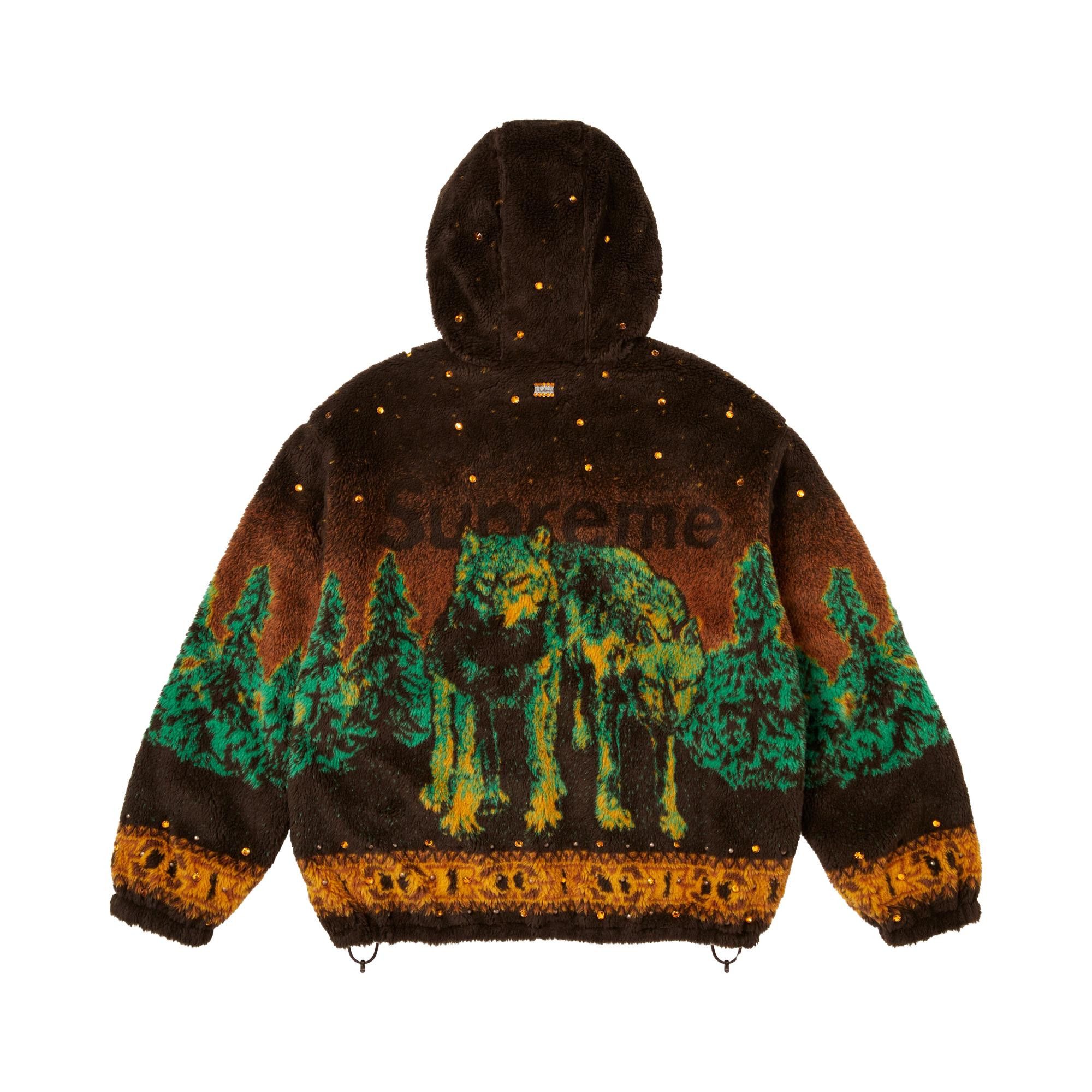 Buy Supreme x B.B. Simon Reversible Hooded Fleece Jacket 'Brown